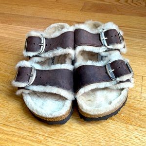 Birkenstock Arizona Shearling Lined Sandal
